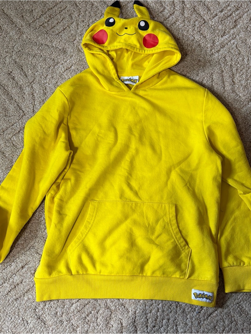 Pokemon Yellow Pikachu Hooded Sweatshirt